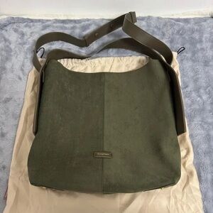 Songmont Olive Green Tote Bag